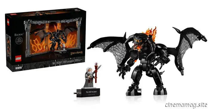 LEGO Il Signore degli Anelli: Balrog Book Nook set rivelato