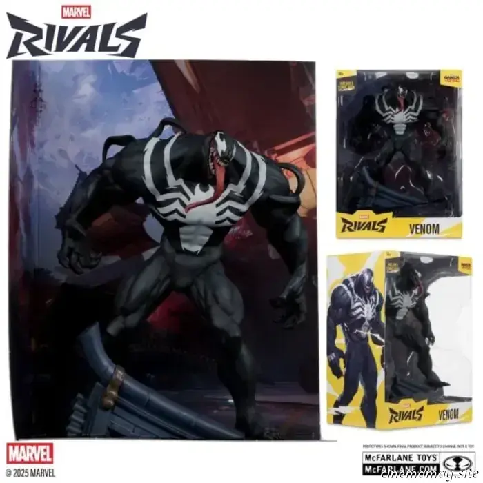 McFarlane Toys presentó las figuras coleccionables de Hulk y Venom de Marvel Rivals.
