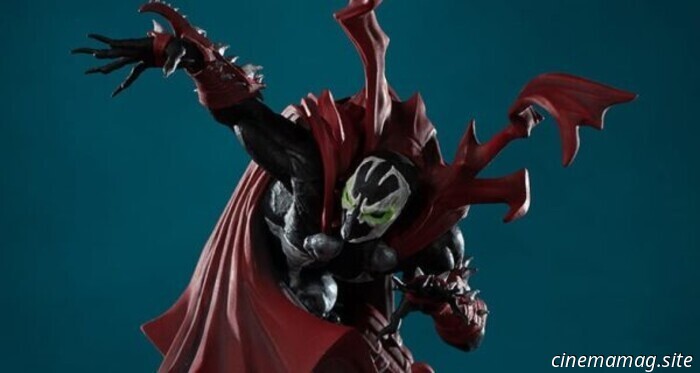 Компания McFarlane Toys представила новую коллекционную статуэтку Спауна (полностью черную, белую и красную)