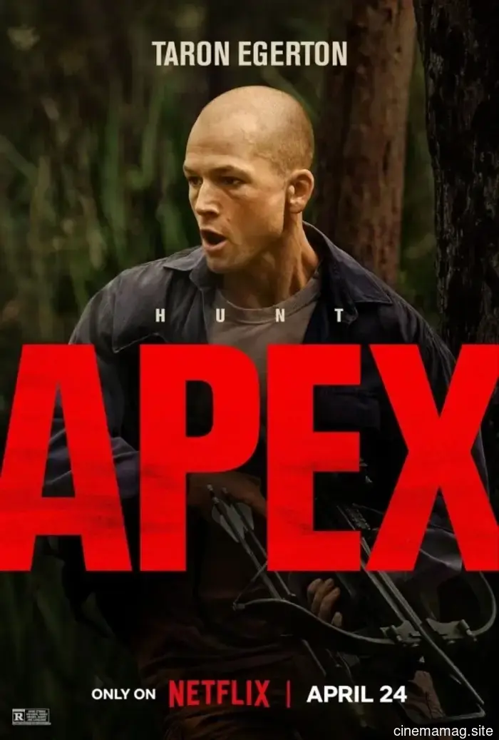 New trailer released for the Netflix survival thriller "Apex," featuring Charlize Theron and Taron Egerton.