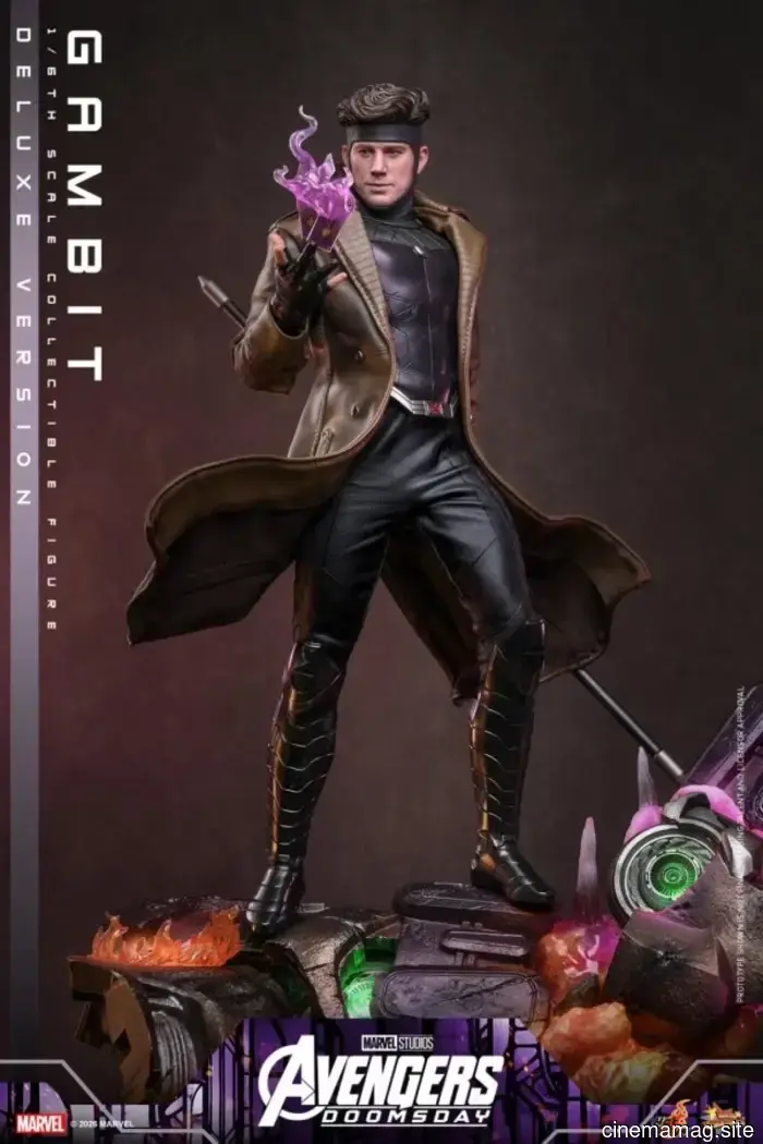 Channing Tatum's Gambit is now part of Hot Toys' sixth scale action figure collection based on Avengers: Doomsday.