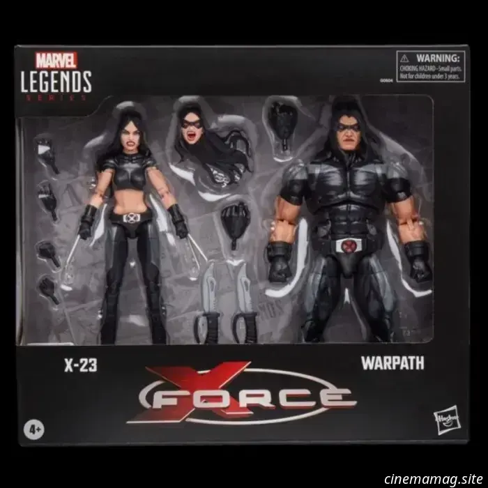 Hasbro introduces X-23 and Warpath in the Marvel Legends Series X-Force 2-Pack.