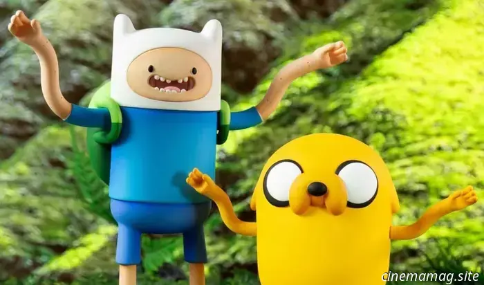 Mondo commemorates the 15th anniversary of Adventure Time with a set of figures featuring Jake and Finn.