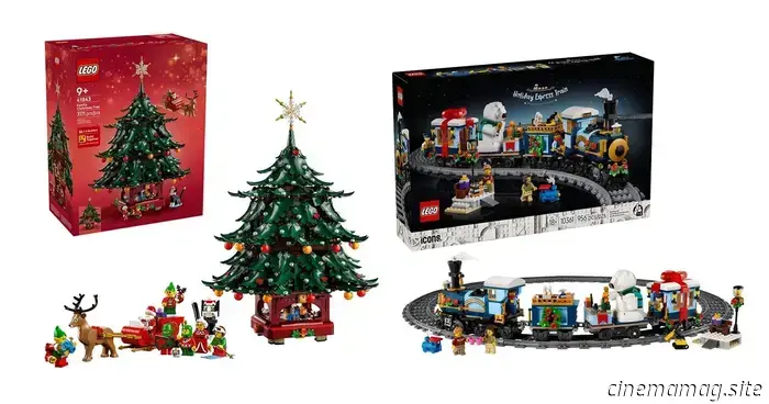 Наборы LEGO Family Christmas Tree и Winter Village Holiday Express Train появятся в октябре