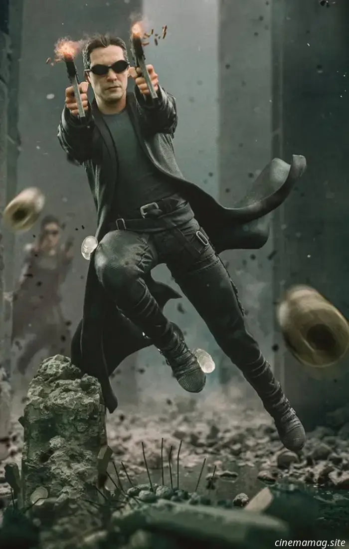 Entra nella Matrix con la statua da collezione di Neo di Iron Studios