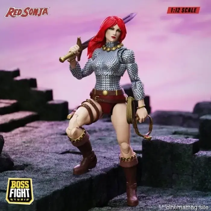 Boss Fight Studio has revealed the Immortal Red Sonja Epic H.A.C.K.S. action figure.