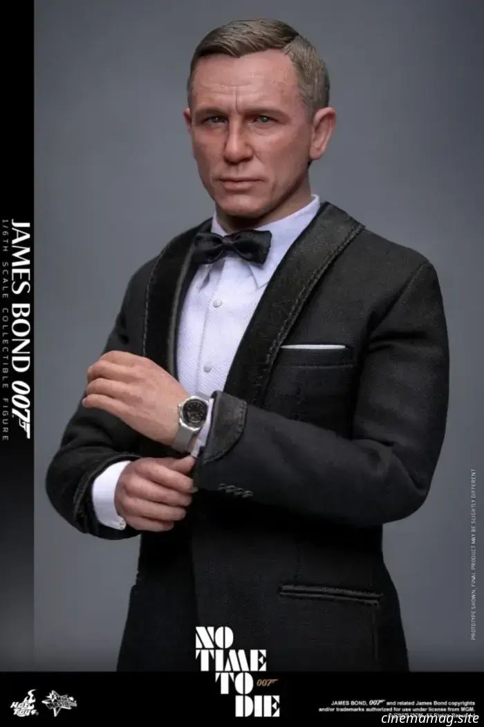James Bond is now available in a sixth scale figure by Hot Toys, featuring the character from No Time To Die.