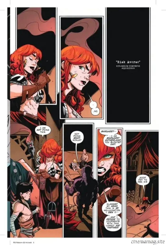 Переосмысление Red Sonja от Dynamite продолжается в превью второго номера Sonja Reborn