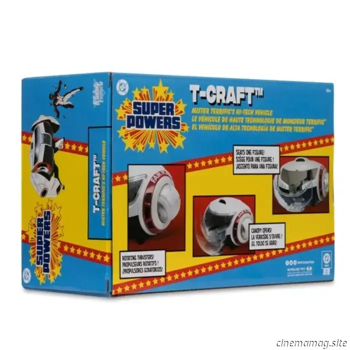 McFarlane reveals a bundle featuring the Superman Super Powers movie figure along with the T-Craft vehicle.