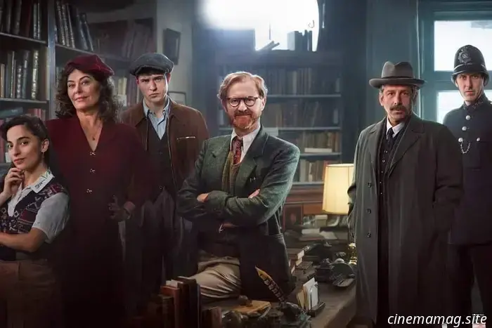 The book-themed trailer features Mark Gatiss in the role of a bookshop owner who becomes a detective.
