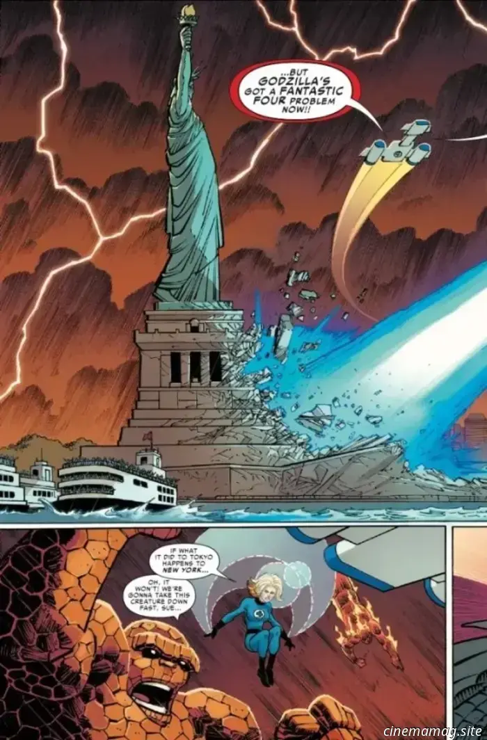 Godzilla vs. Fantastic Four #1 - Comic Book Sneak Peek