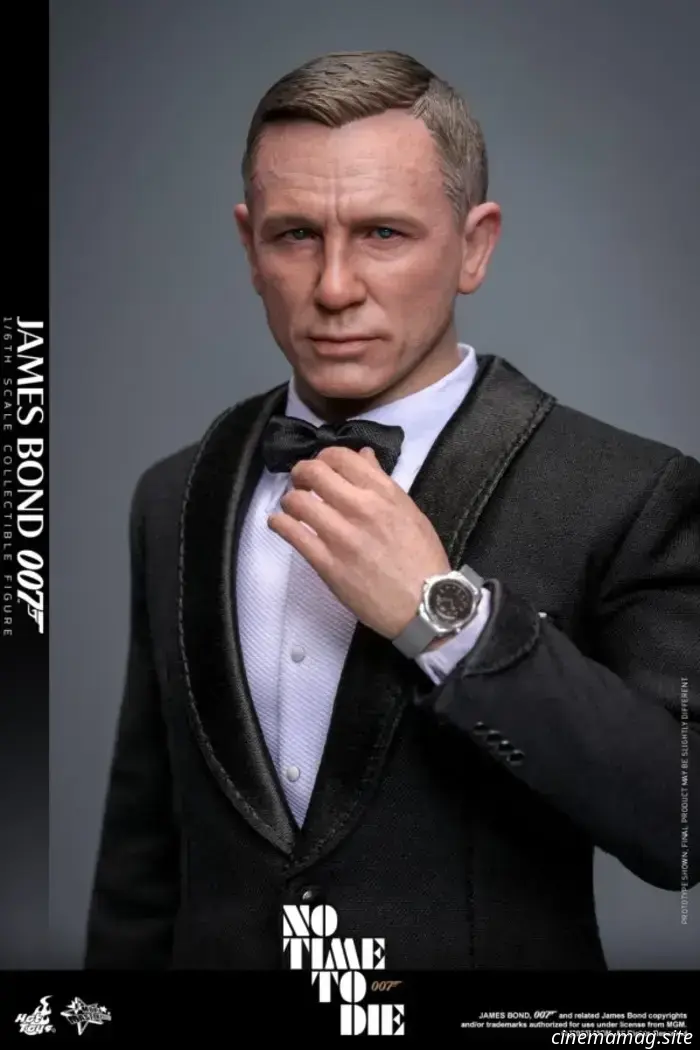 James Bond is now available in a sixth scale figure by Hot Toys, featuring the character from No Time To Die.