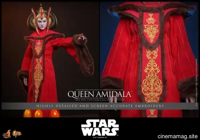 Hot Toys presenta la figura a escala sexta de la Reina Amidala de Star Wars: Episodio I – La Amenaza Fantasma.
