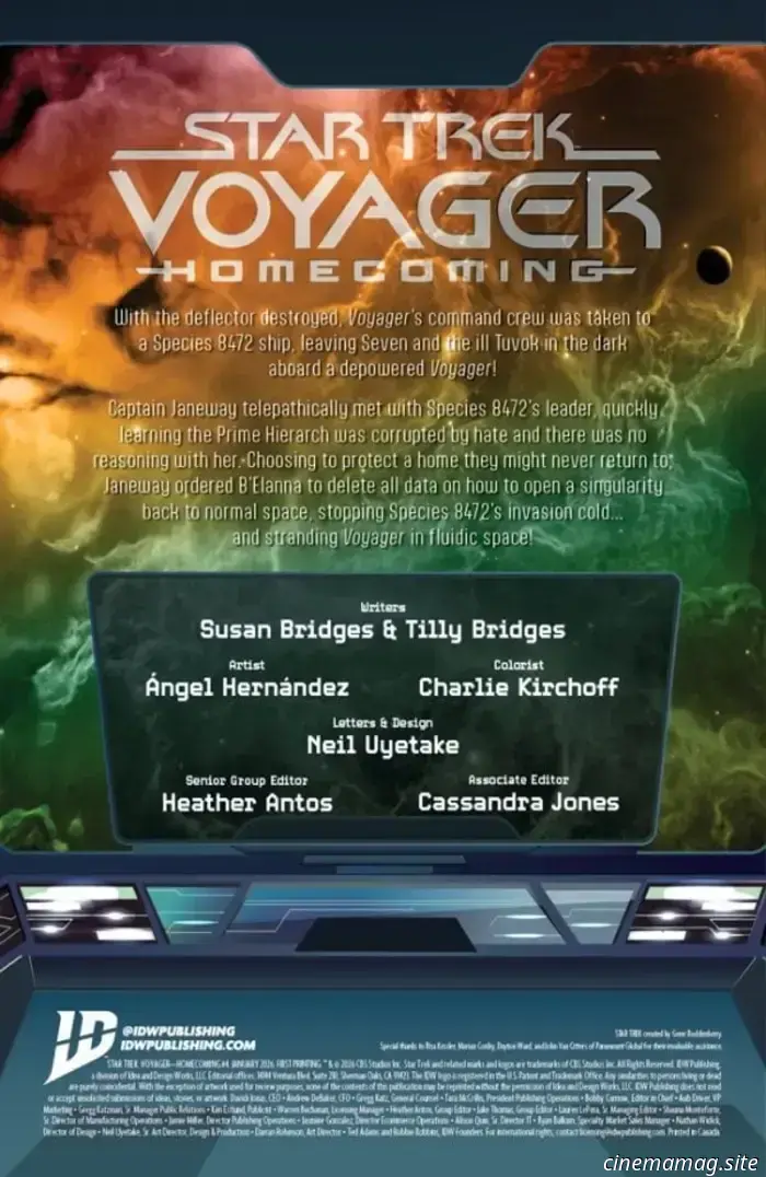 Reseña de cómic – Star Trek: Voyager – Homecoming n.º 4