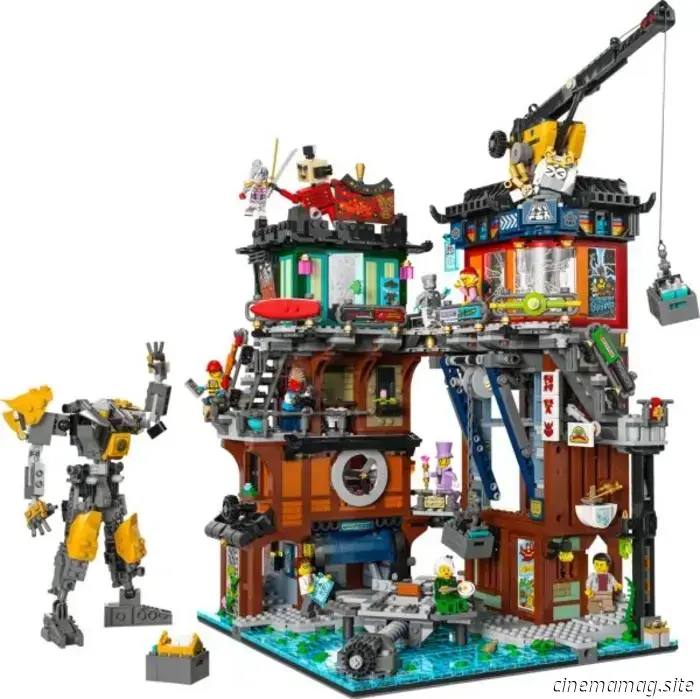 Presentación del set modular LEGO Ninjago City Workshops antes de su lanzamiento en marzo