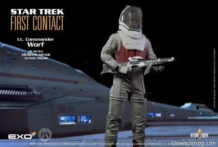 Star Trek: Primo Contatto — l'action figure in scala 1/6 del tenente comandante Worf svelata da EXO-6