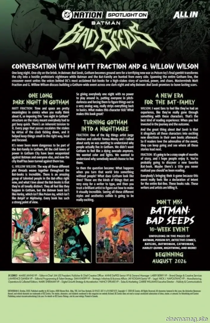 Comic Book Sneak Peek – Batman: Bad Seeds – Sunset #1