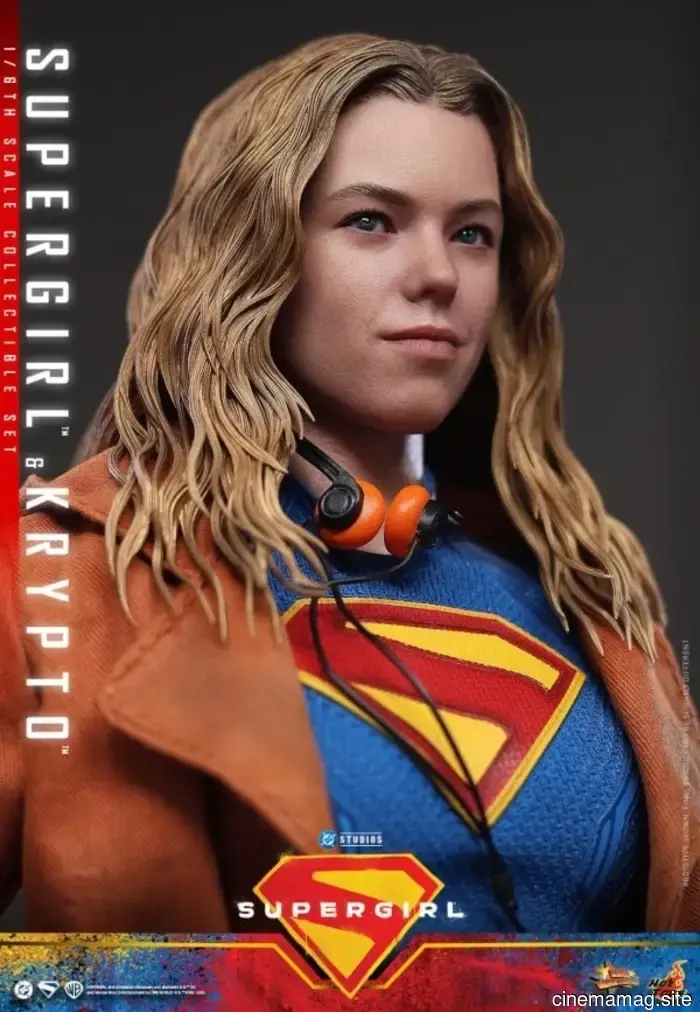 Hot Toys lanza el set de figuras de acción coleccionables de Supergirl y Krypto a escala sexta.