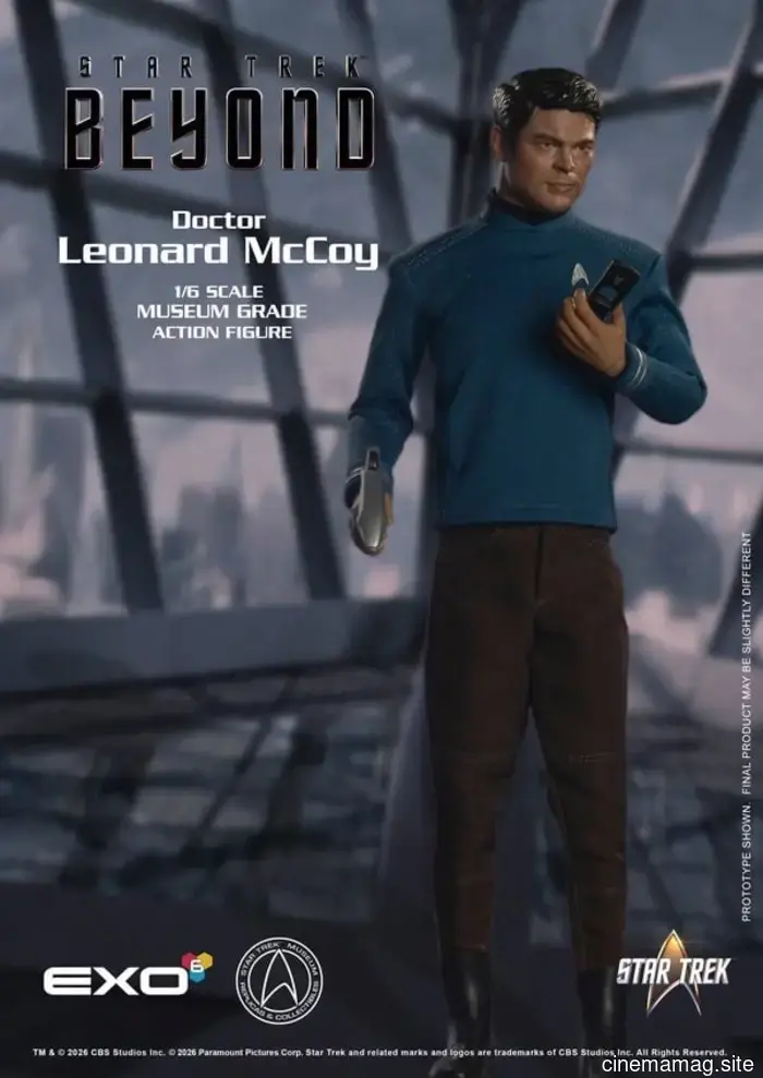 EXO-6 has unveiled the sixth scale figure of Dr. Leonard “Bones” McCoy from Star Trek Beyond.