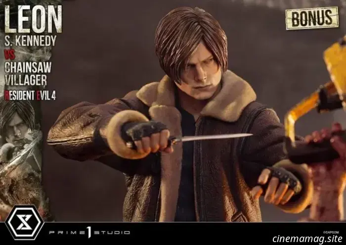 Prime 1 Studio presenta la estatua coleccionable a escala de un cuarto de Leon S. Kennedy de Resident Evil 4