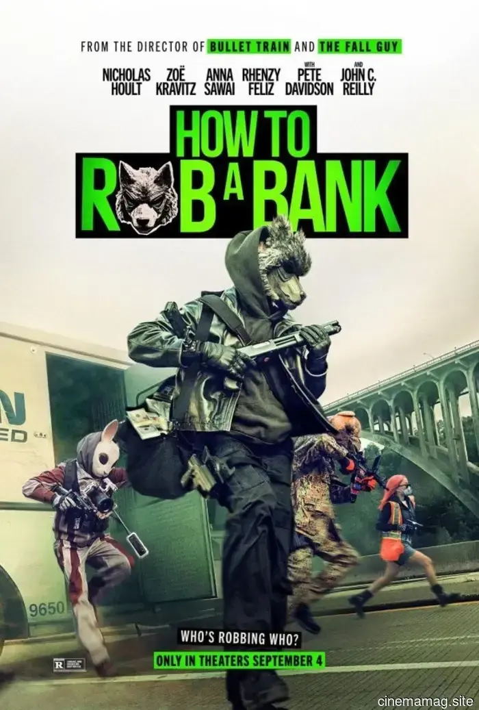The initial trailer for the heist thriller How to Rob a Bank, featuring Nicholas Hoult and Zoë Kravitz, has been released.