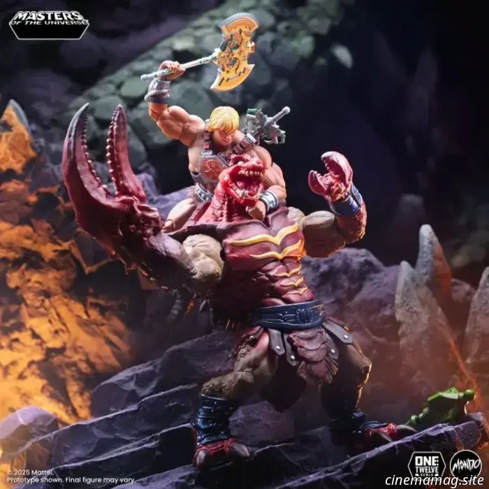 Mondo lancia una nuova linea di action figure in scala 1:12 dei Masters of the Universe con He-Man e Clawful