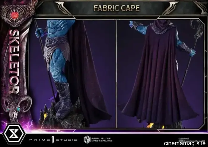 Masters of the Universe Skeletor Real Elite Masterline statua da collezione rivelata da Prime 1 Studio