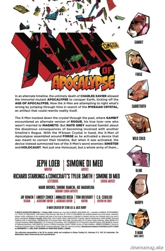Vista previa del cómic – X-Men de Apocalypse Omega #1