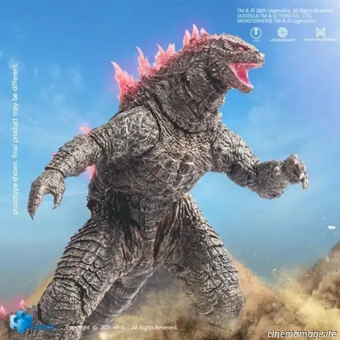 Hiya Toys lanza la figura de acción Godzilla Evolved con Rayo de Calor de Godzilla x Kong: The New Empire