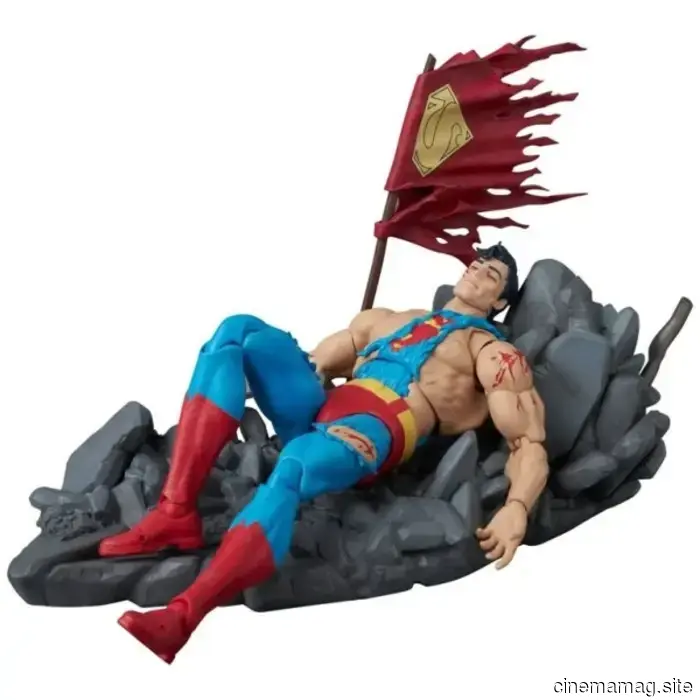 Medicom presenta las figuras MAFEX de Superman dañado en batalla y Doomsday de La muerte de Superman.