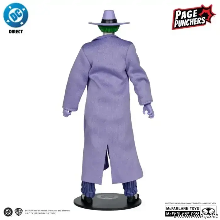 McFarlane Toys представляет серию Page Punchers с Суперменом, Джокером и Бэтменом: «Темный рыцарь возвращается».