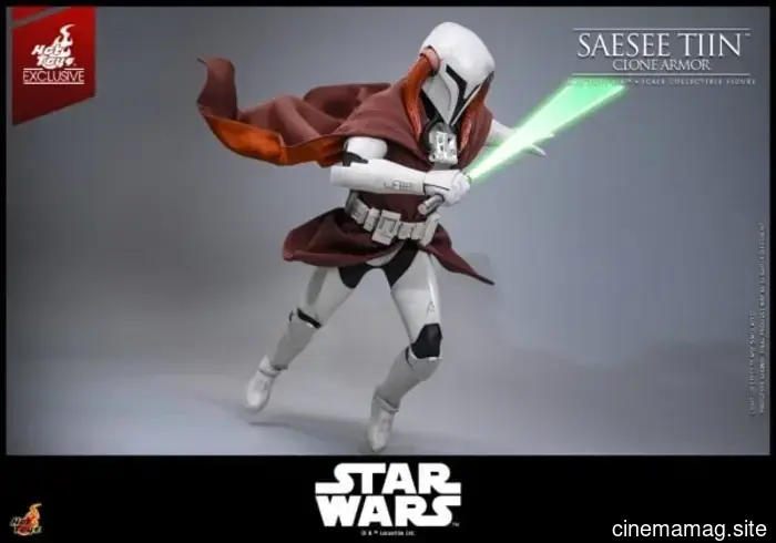 Hot Toys has unveiled a sixth scale figure of Saesee Tiin and Clone Commando Sev from Star Wars: The Clone Wars.