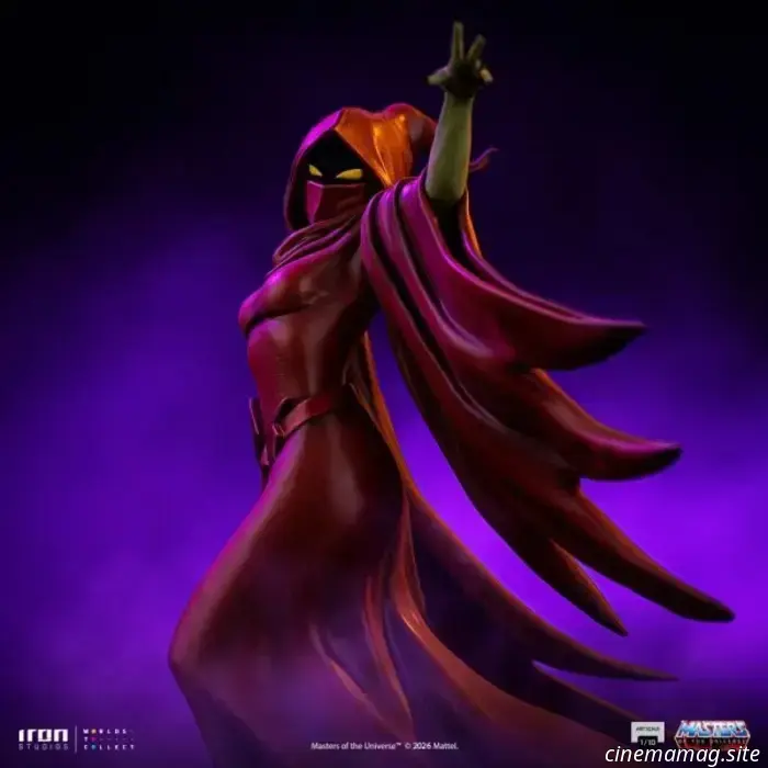 Shadow Weaver becomes a part of Iron Studios' collectible statue series for Masters of the Universe.