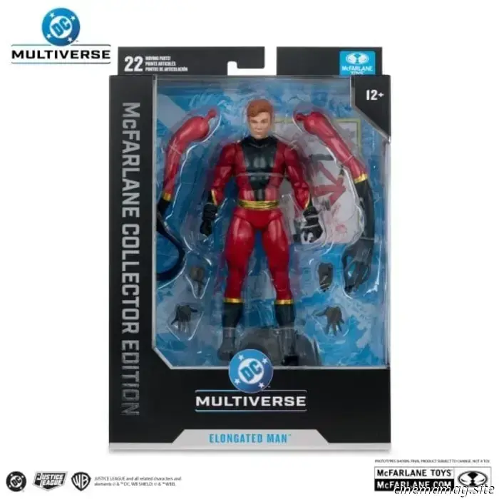 McFarlane Toys has revealed new DC Multiverse figures featuring Zatanna, Detective Chimp, Professor Pyg, Elongated Man, Cosmic Boy, and Blackhawk.