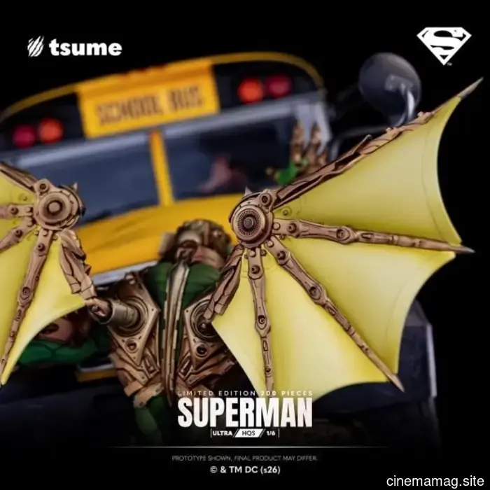 Tsume Art presenta la estatua coleccionable Ultra HQS de Superman inspirada en Jim Lee.