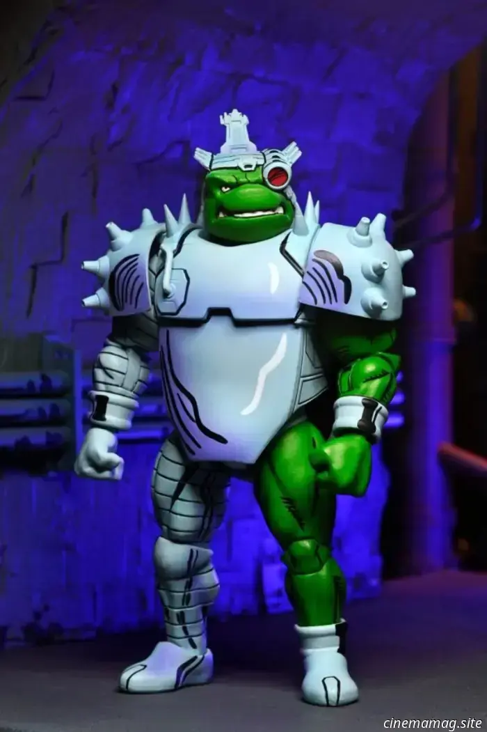NECA svela le action figure delle Tartarughe Ninja: Raphael nei panni di Shredder, Donatello cyborg e Nobody.