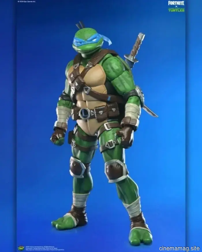 Leonardo e Raffaello si uniscono alla linea di action figure Fortnite x Teenage Mutant Ninja Turtles di NECA.