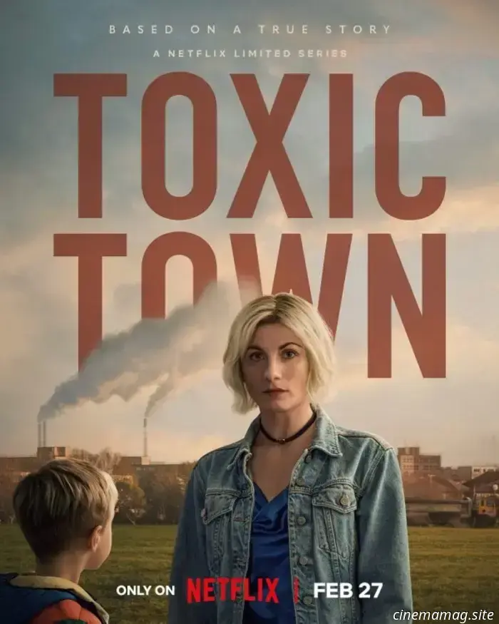 Jodie Whittaker stars in the Netflix trailer for Toxic Town, showcasing a battle for justice.