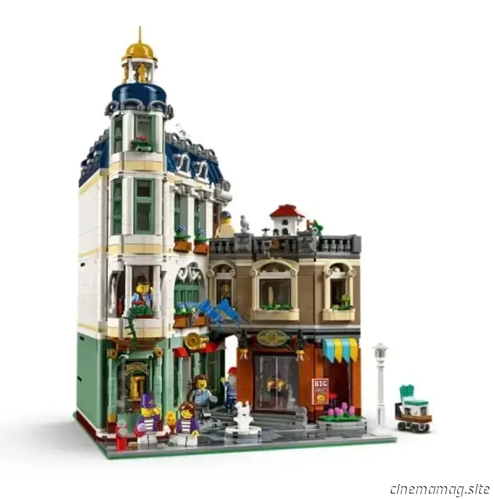 LEGO amplía su colección de edificios modulares con el set "Shopping Street".