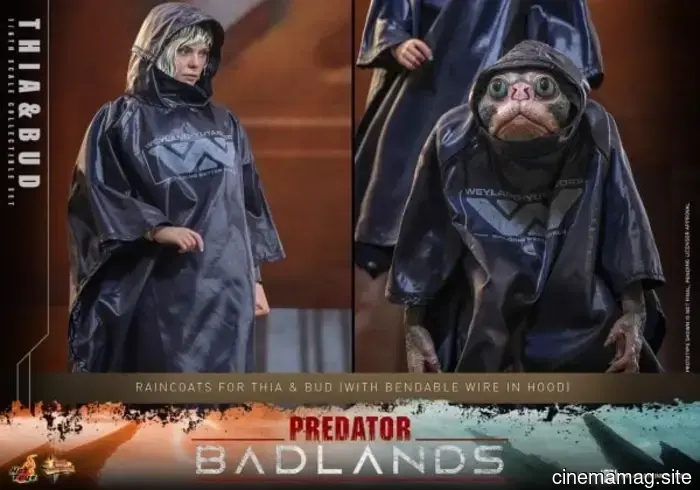 Predator: Badlands Thia y Bud conjunto de figuras de acción de sexta escala revelado por Hot Toys
