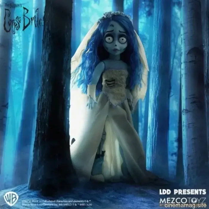 Emily becomes part of the Living Dead Dolls collection with the LDD Presents Corpse Bride doll from Mezco Toyz.