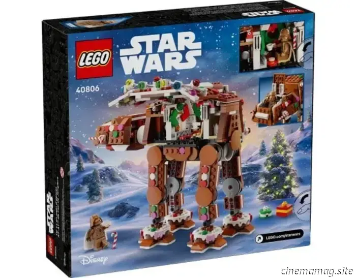 LEGO Star Wars embraces the holiday spirit with a seasonal Gingerbread AT-AT Walker set.
