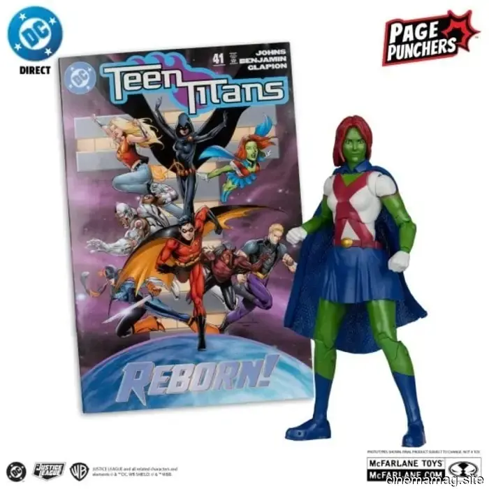 McFarlane Toys unveils new DC Page Punchers featuring Robin, Martian Manhunter, Bloodwynd, and Miss Martian.