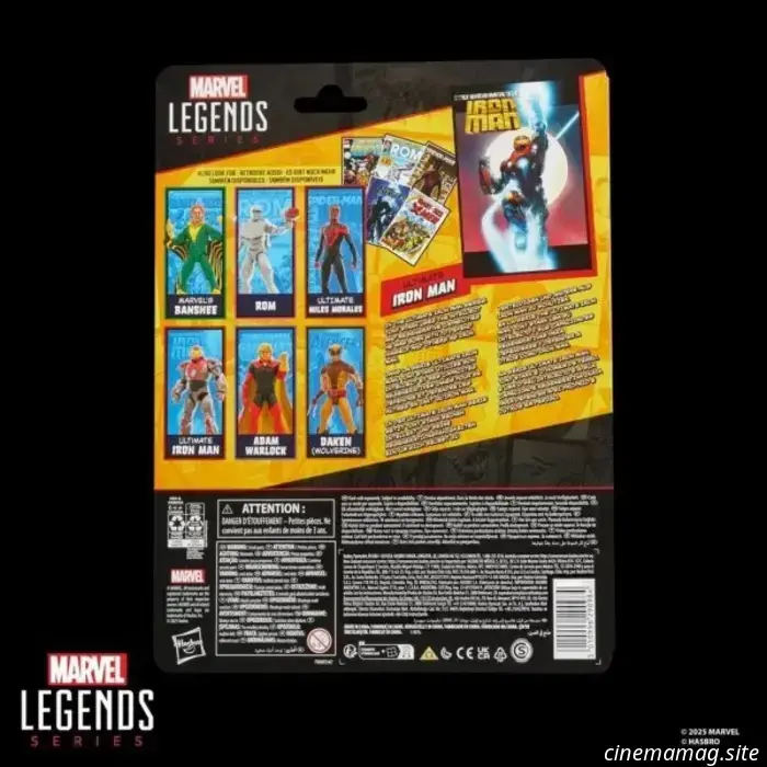 Las revelaciones de la serie Marvel Legends de Hasbro inspiradas en los cómics incluyen a Rom, Daken, Adam Warlock y más