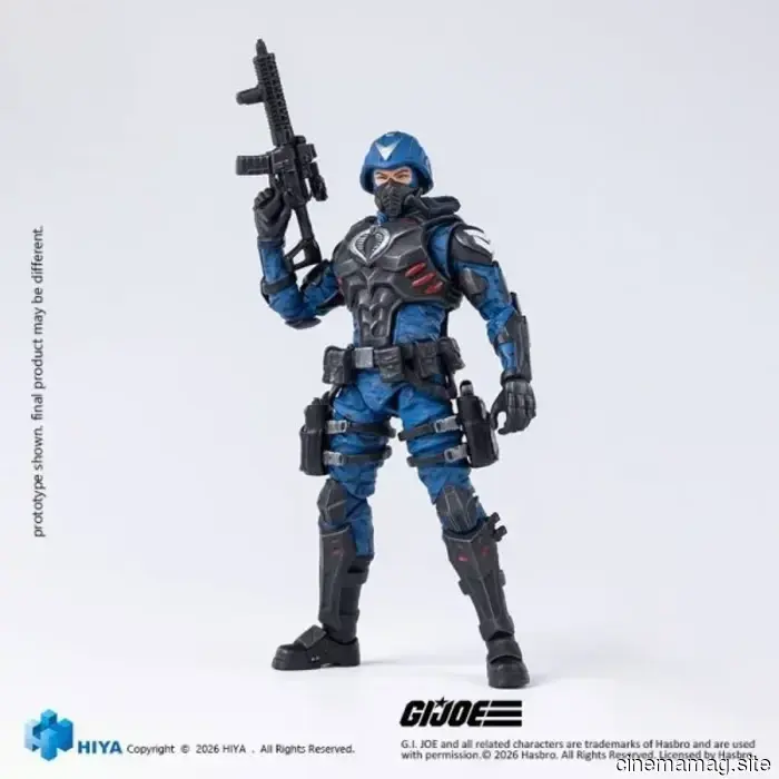 Figura de acción Cobra Officer de la mini serie Exquisite de G.I. Joe revelada por Hiya Toys