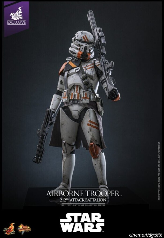 Hot Toys Star Wars: La vendetta dei Sith Airborne Trooper (212th Attack Battalion) sesta scala figura rivelata