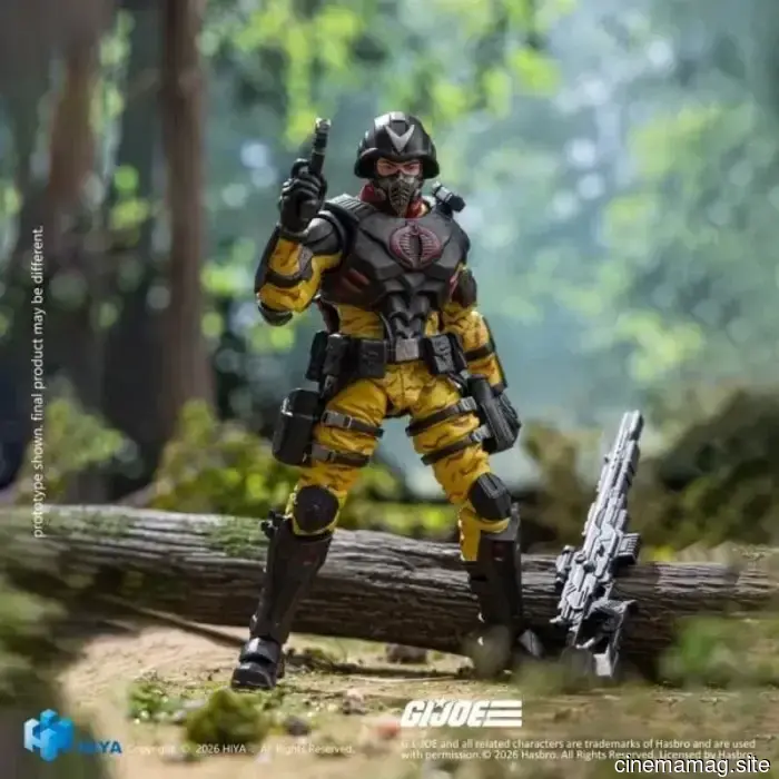 Hiya Toys has revealed the G.I. Joe Python Patrol Cobra Officer action figure from the Exquisite Basic Series.