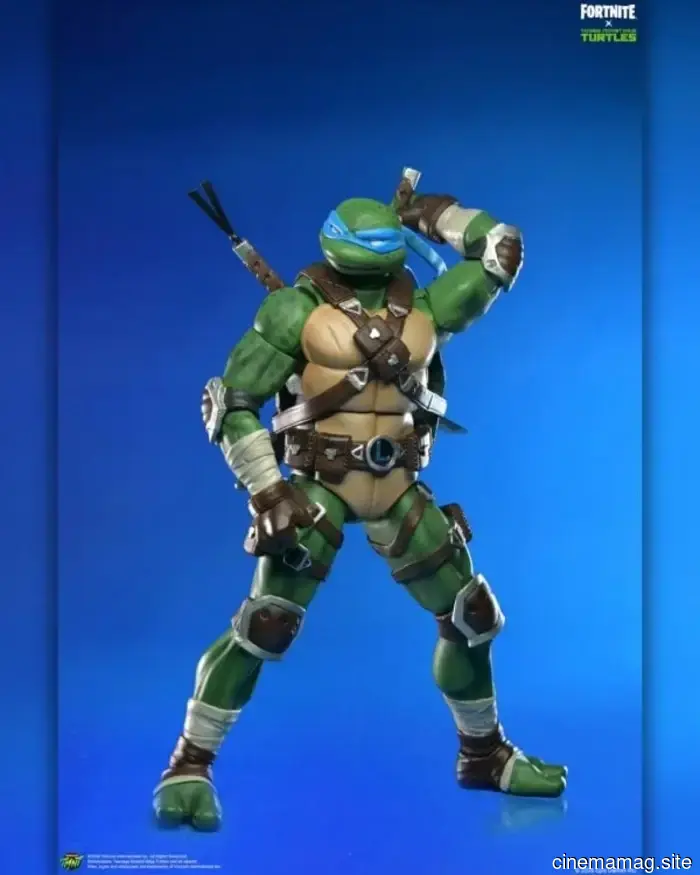 Leonardo e Raffaello si uniscono alla linea di action figure Fortnite x Teenage Mutant Ninja Turtles di NECA.