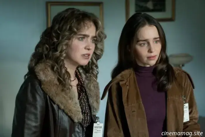 Haley Lu Richardson and Emilia Clarke are the CIA's most closely guarded secrets in Ponies.