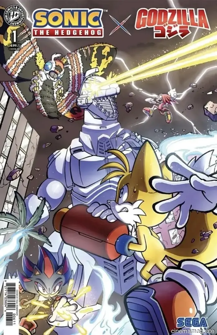 Comic Book Sneak Peek – Sonic the Hedgehog x Godzilla #1